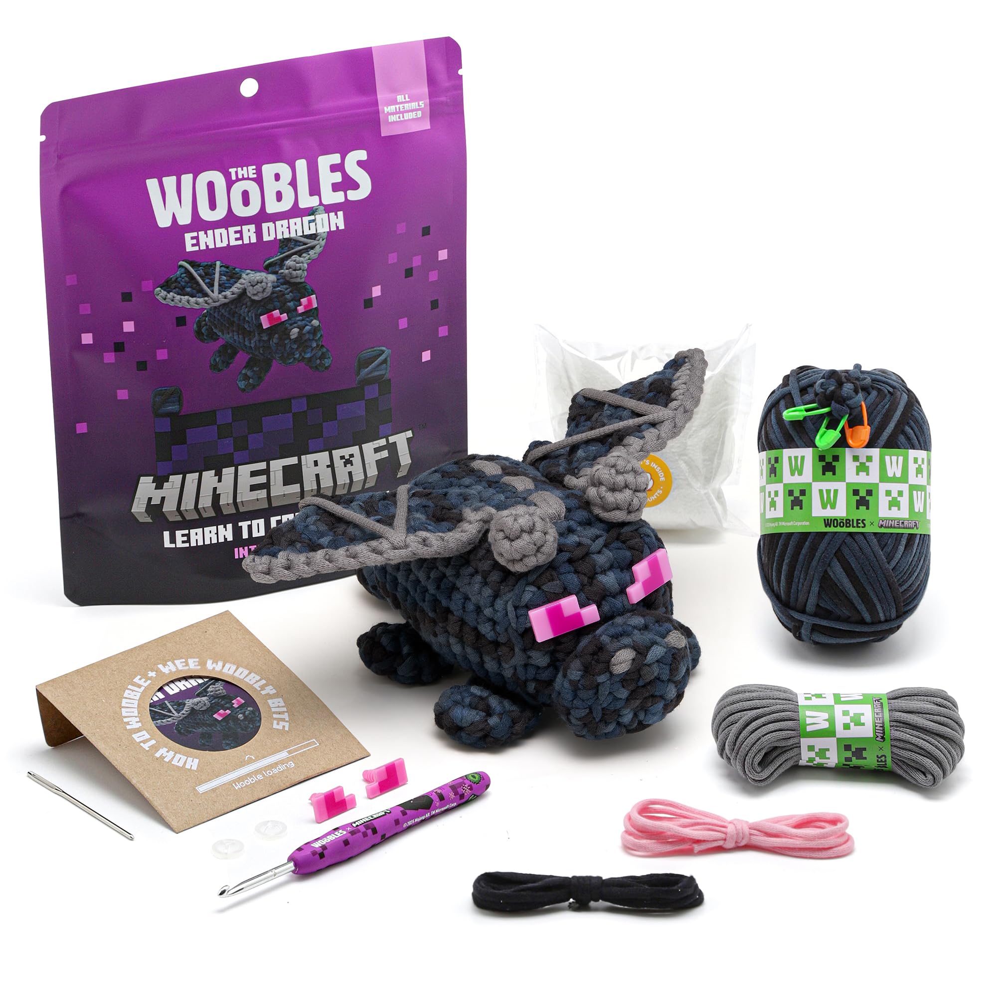 Amazon.com: The Woobles Minecraft Crochet Kit – Beginner Crochet