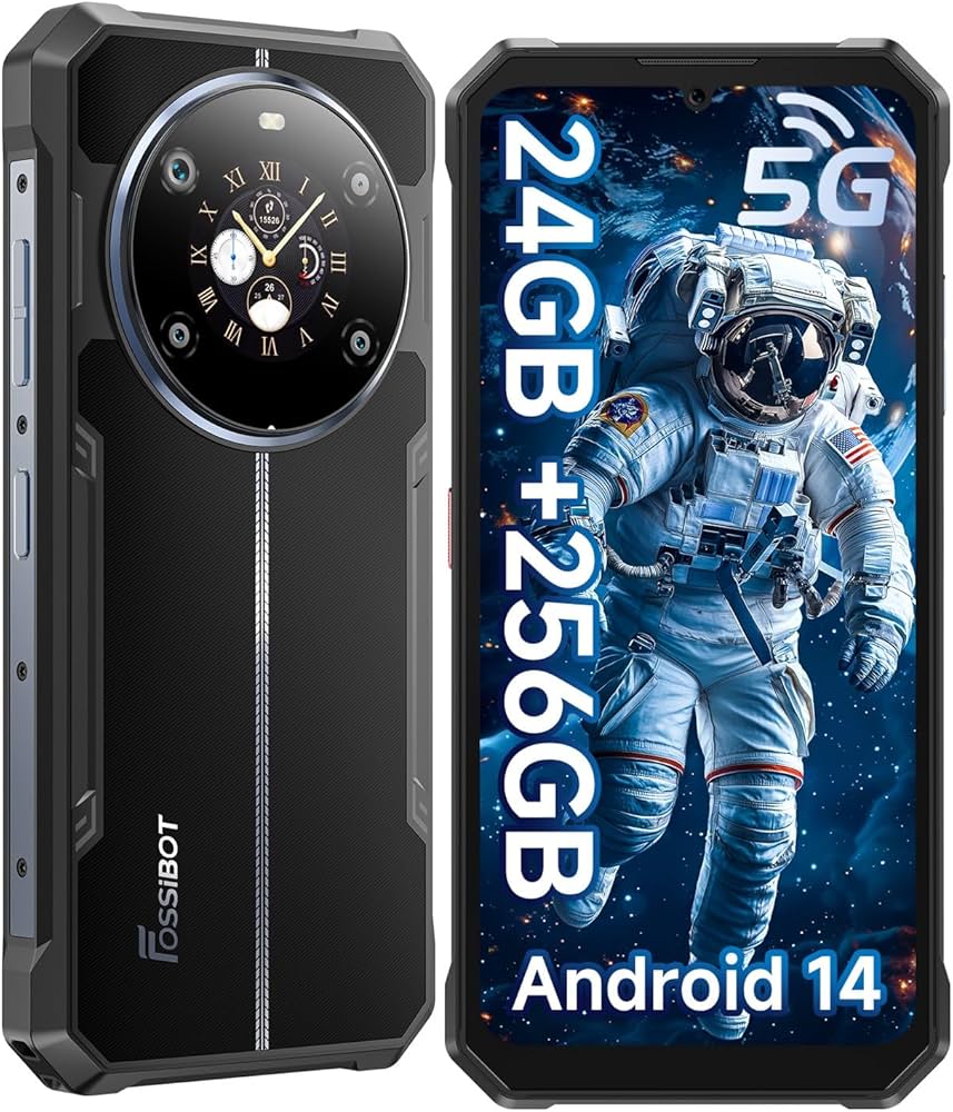 Amazon | FOSSiBOT F109 5G スマホ Android 14 SIMフリー スマホ 本体