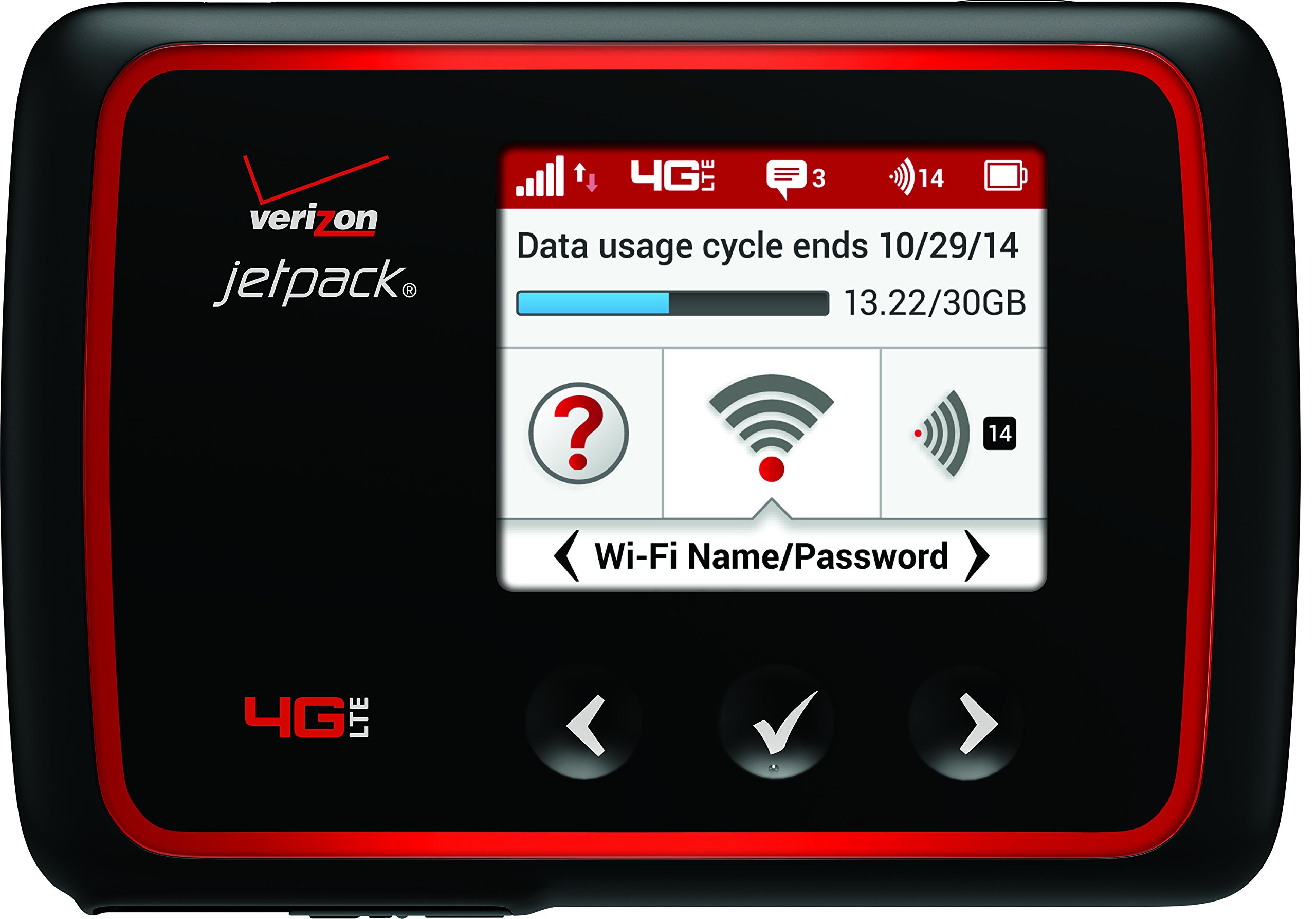 Amazon.com: Verizon MiFi 6620L Jetpack 4G LTE Mobile Hotspot