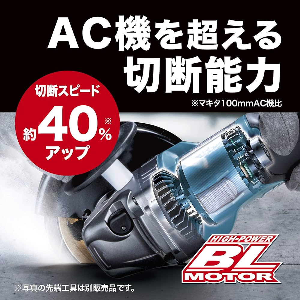 Amazon | マキタ(Makita) 40Vmax 100mm充電式ディスクグラインダ