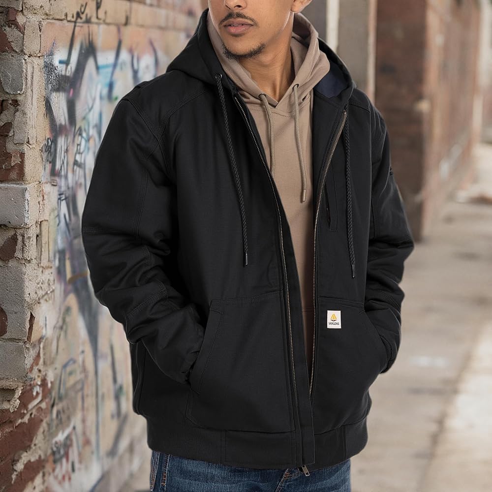 Amazon.com: VANLENS FR Jacket Men's Flame Resistant Loose Fit Firm