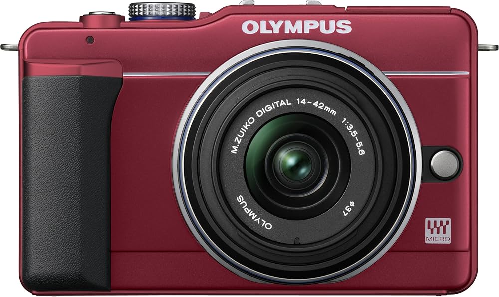 Amazon.co.jp: OLYMPUS ミラーレス一眼 E-PL1s レンズキット レッド E