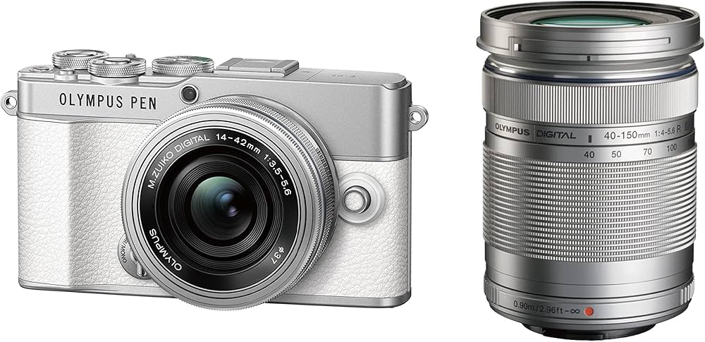 Amazon | OM SYSTEM PEN E-P7 EZダブルズームキット ホワイト
