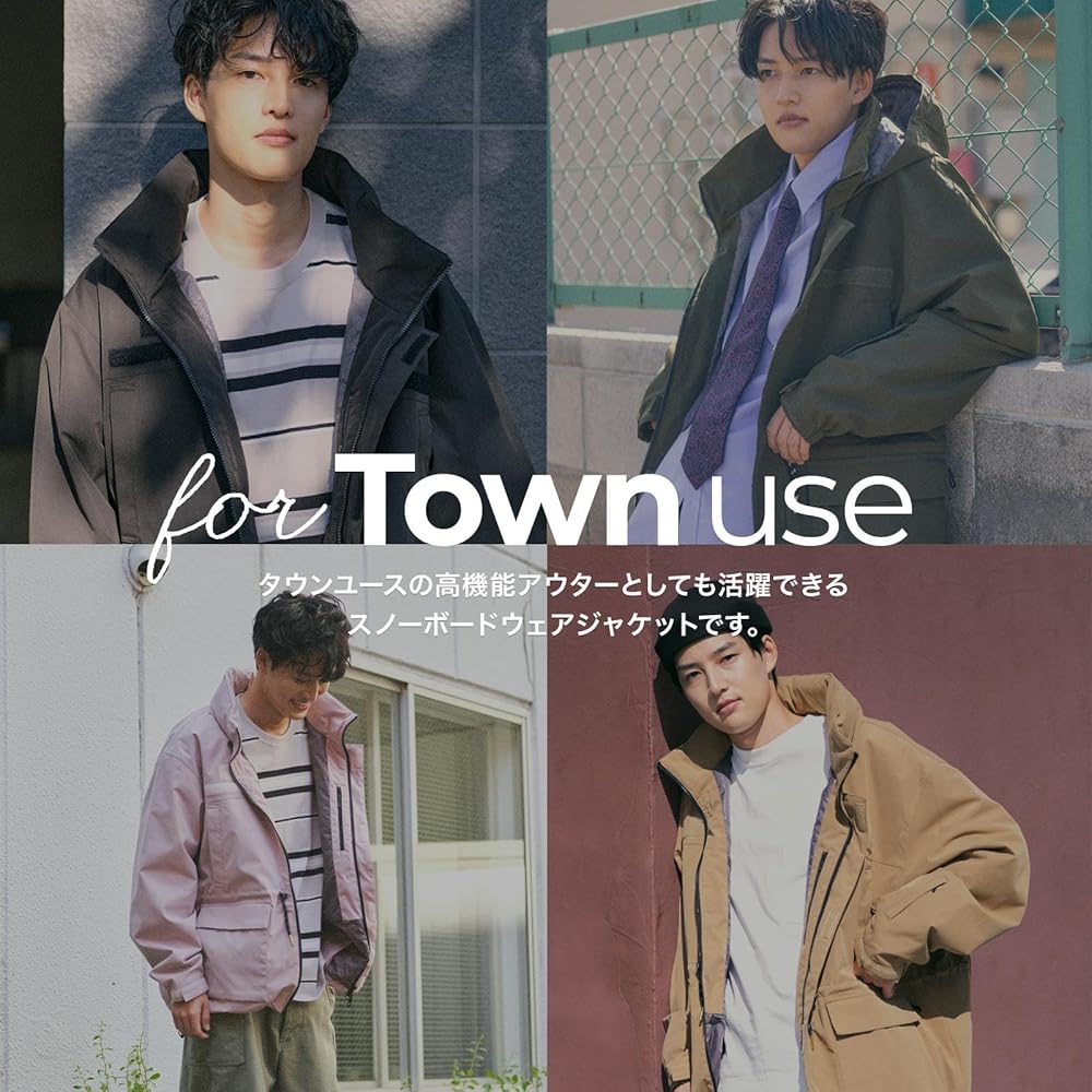 Amazon.co.jp: [43DEGREES] スノーボードウェア 上下セット [ メンズ