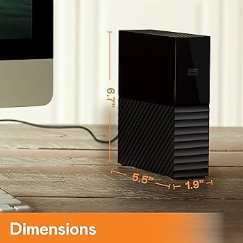 Amazon.com: Western Digital 4TB My Book Desktop External Hard