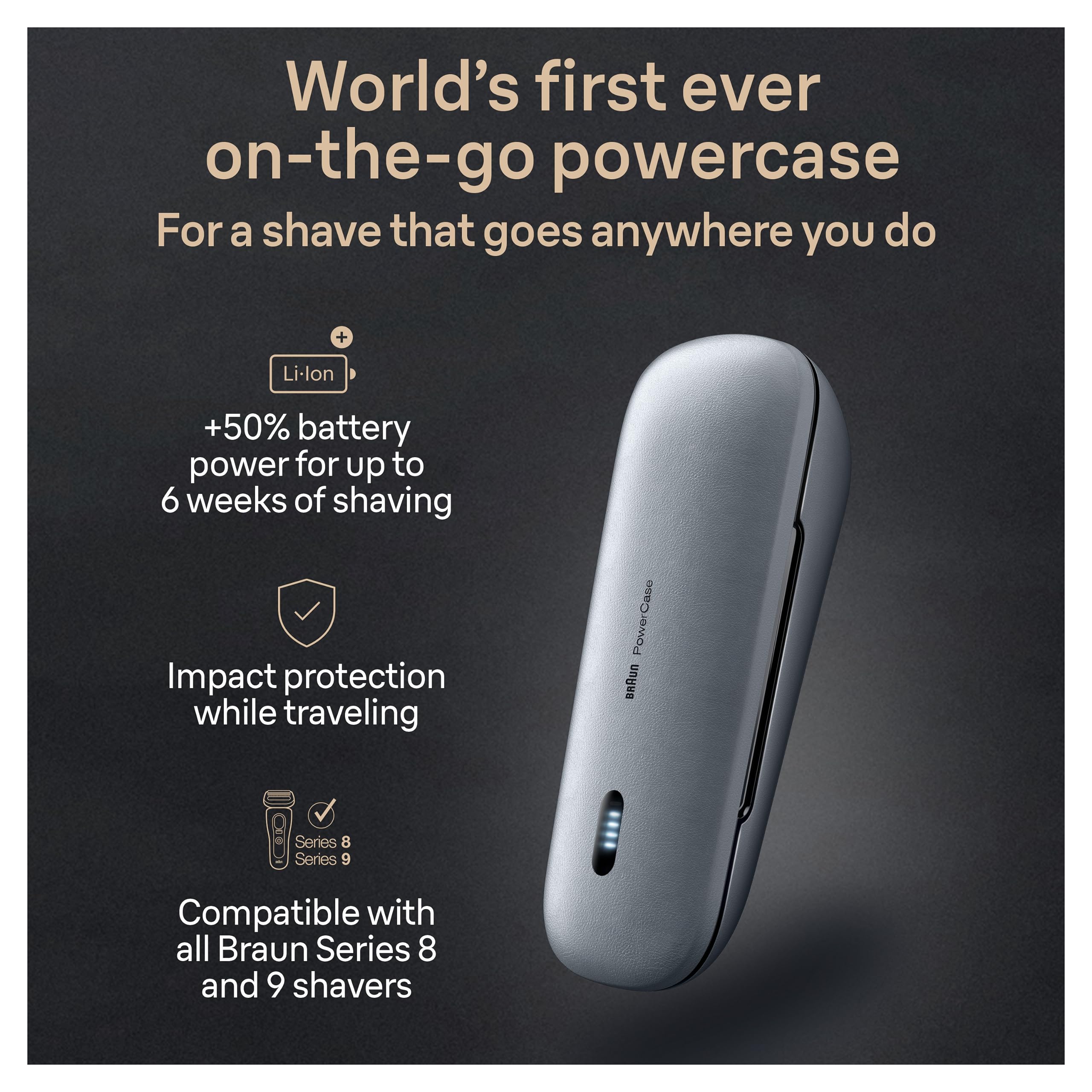 Amazon | ブラウン パワーケース ブラウン シリーズ8 9 電気シェーバー