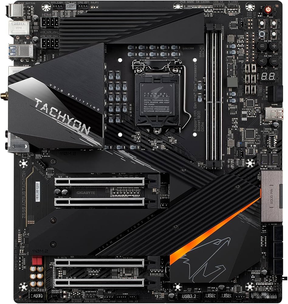 Amazon | GIGABYTE Z590 AORUS TACHYON Rev.1.0 マザーボード Extend