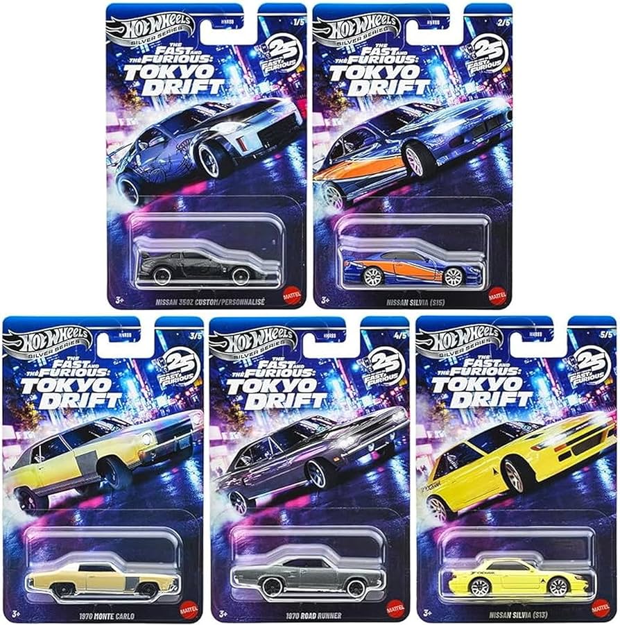 Amazon | ワイルド・スピード テーマ アソート Tokyo Drift 5台セット