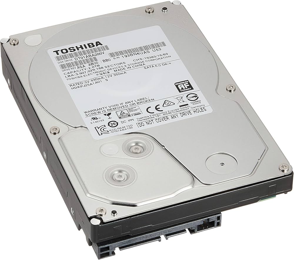 Amazon | 東芝 内蔵HDD 3.5インチ 2TB 監視カメラモデル DT01ABA200V