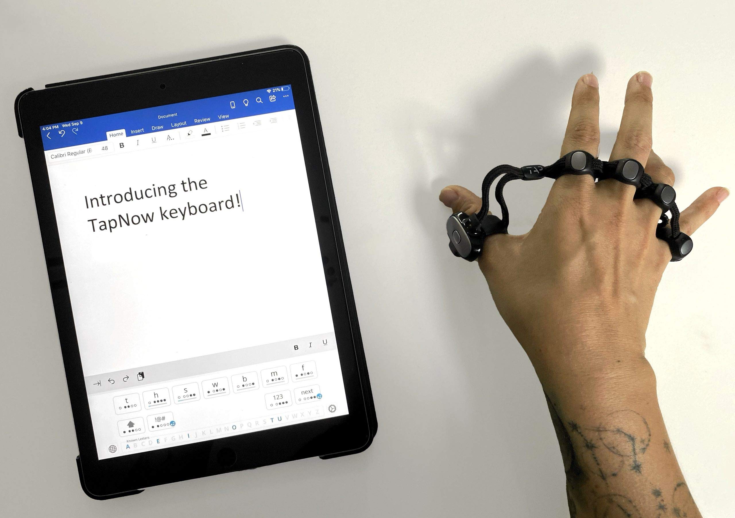 Amazon | TAPWITHUS タップストラップ2 - ウェアラブルキーボード