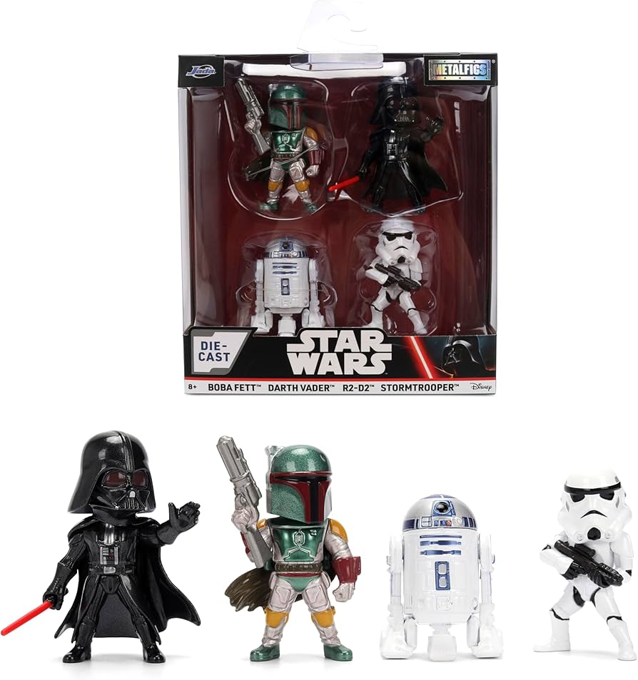 Amazon.com: Jada Star Wars Metalfigs 4-Pack – Darth Vader