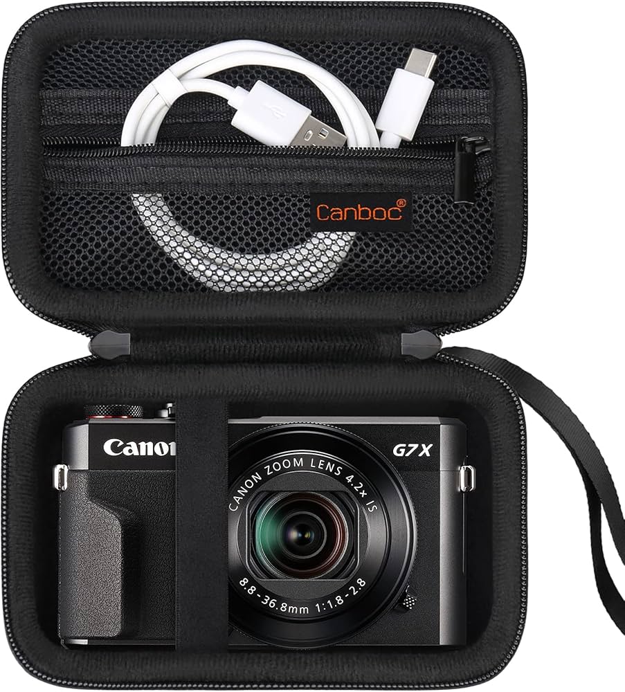 Amazon.com : Canboc Hard Case for Canon PowerShot G7X Mark III