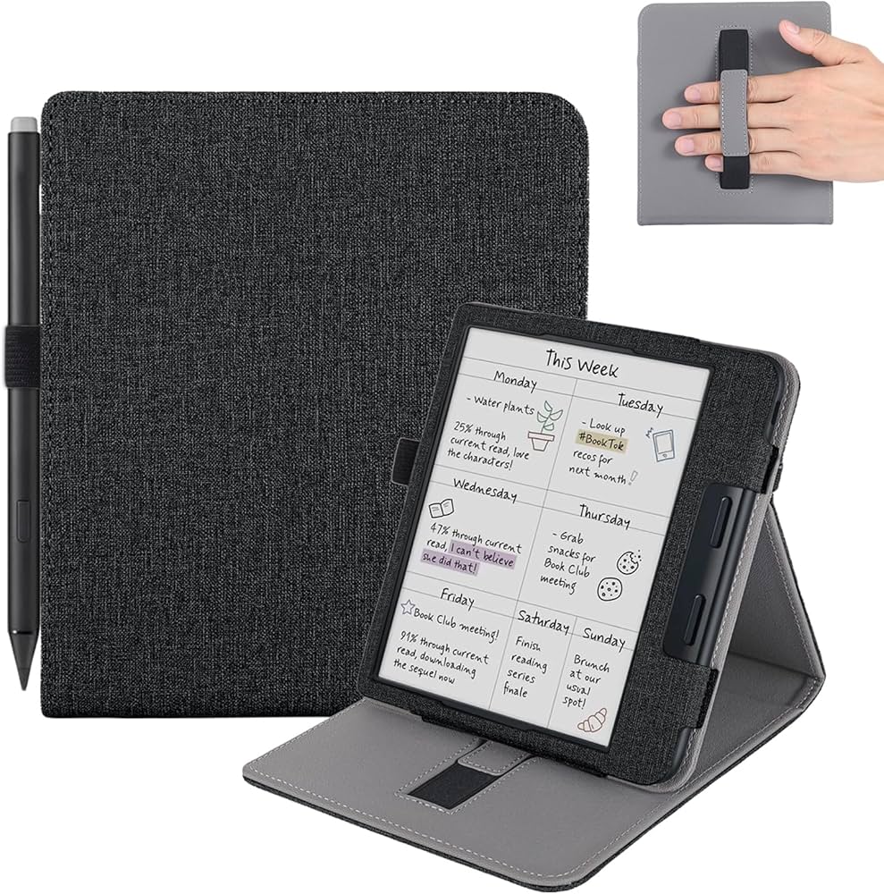 Amazon.com: Vakarey for Kobo Libra Colour Case with Pen Holder