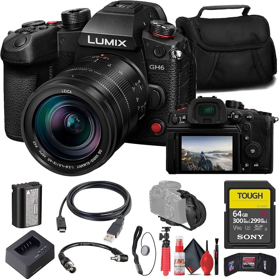 Amazon.com : Panasonic Lumix GH6 Mirrorless Camera with 12-60mm f