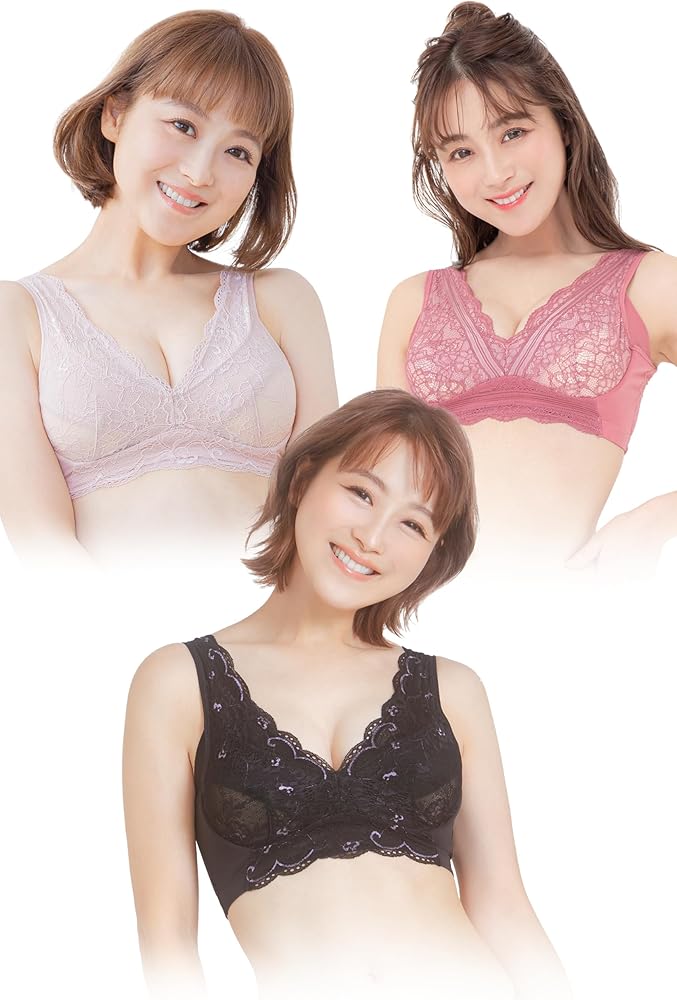 Amazon | LUNA (ルーナ) ナチュラルアップ ナイトブラ 3枚セット (JP