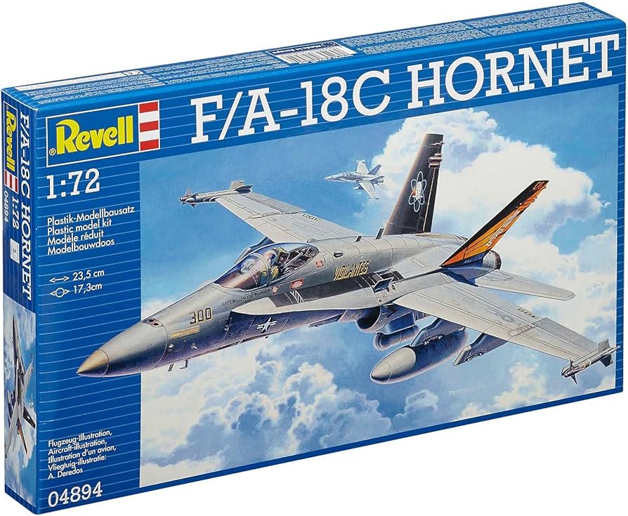 Amazon | ドイツレベル 1/72 F/A-18C ホーネット プラモデル