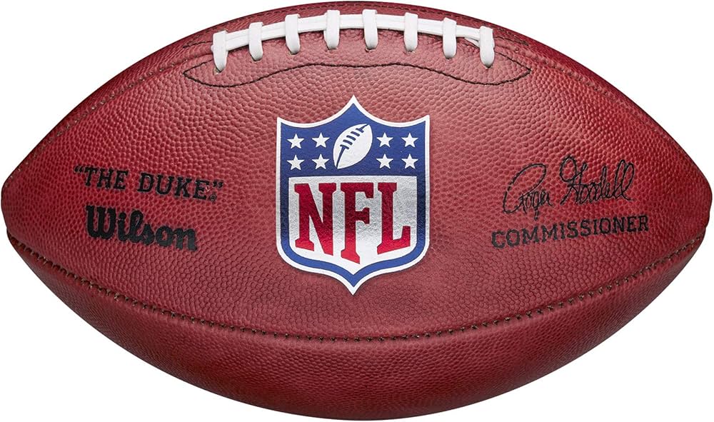Amazon.com: Wilson “The Duke” NFL Official Authentic Leather Game