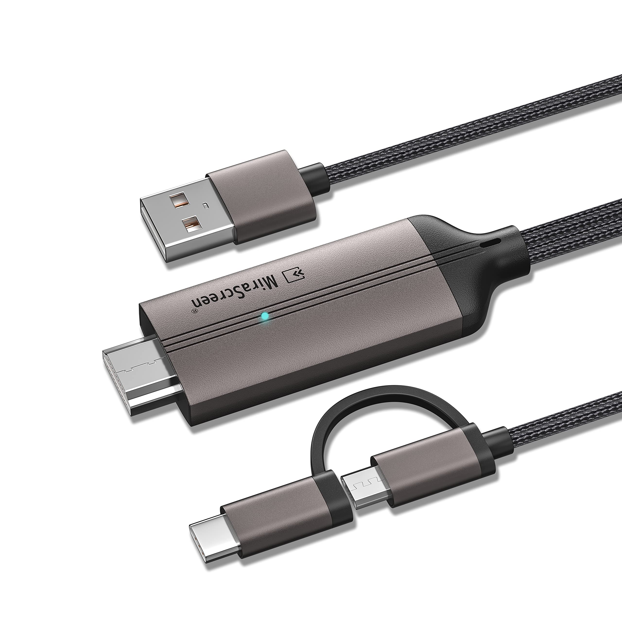Amazon.co.jp: USB Type C/Micro USB to HDMI変換ケーブル 高速転送 4K