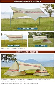 Amazon | ロゴス(LOGOS) LOGOS ナバホ ブリッジヘキサタープセット-BB