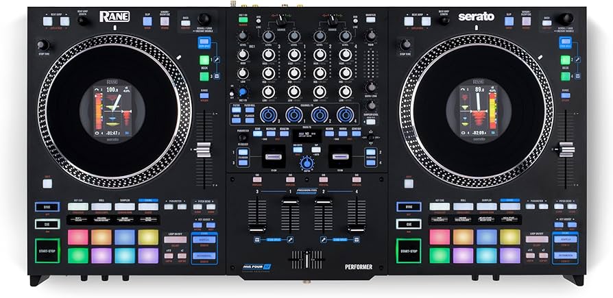 Amazon.com: Rane PERFORMER 4-Channel Motorized DJ Controller, 7