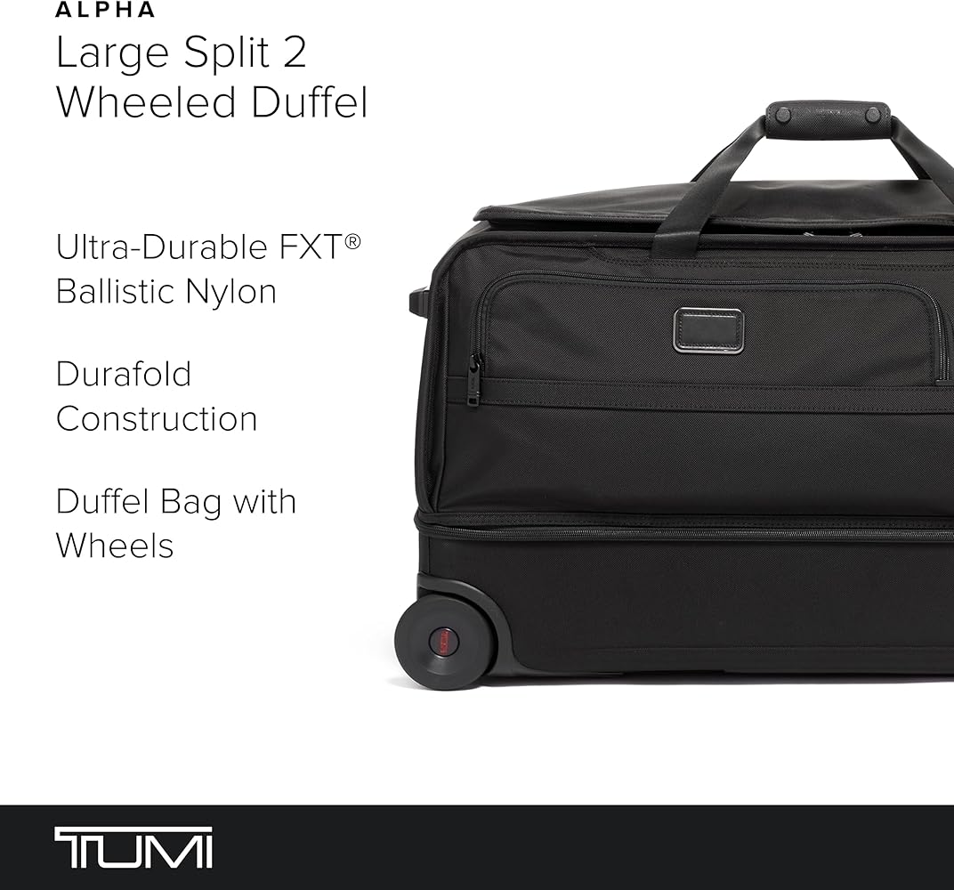 Amazon.com | TUMI - Alpha Large Split 2-Wheeled Duffel - Men's