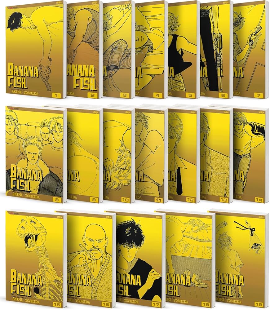 Banana Fish Manga Complete 19-book Set Vol. 1-19 by Akimi Yoshida