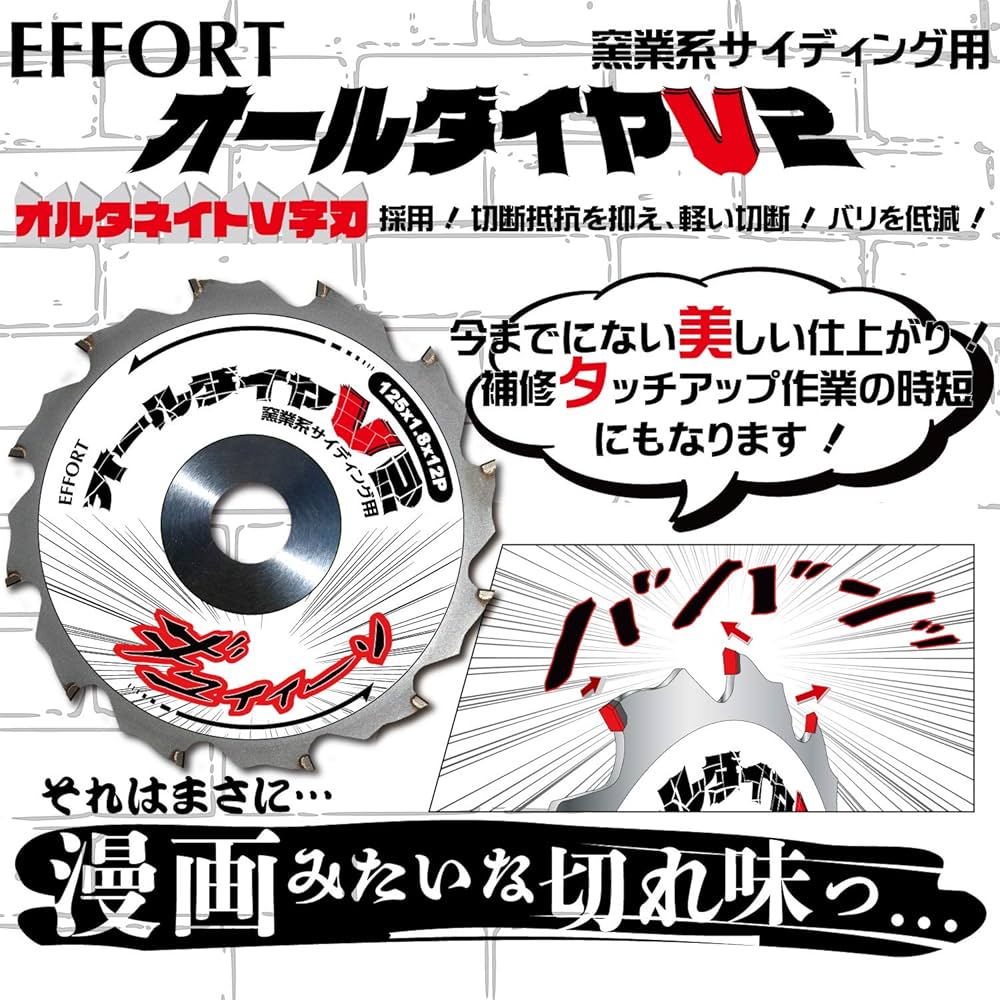 チップソ－2枚セット割 窯業系サイディング用 外径Φ125mm チップソ