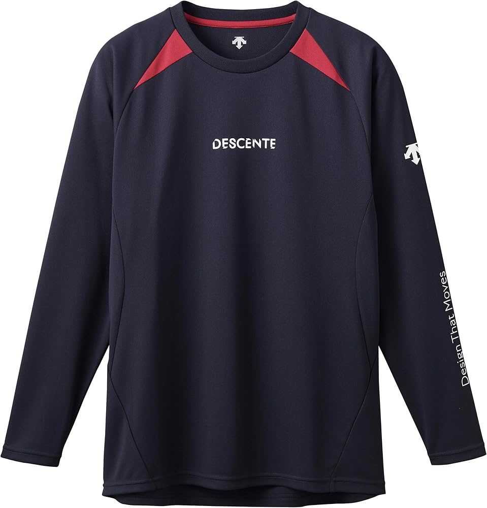 Amazon.co.jp: Descente Long Sleeve Volleyball Shirt, Long Tee
