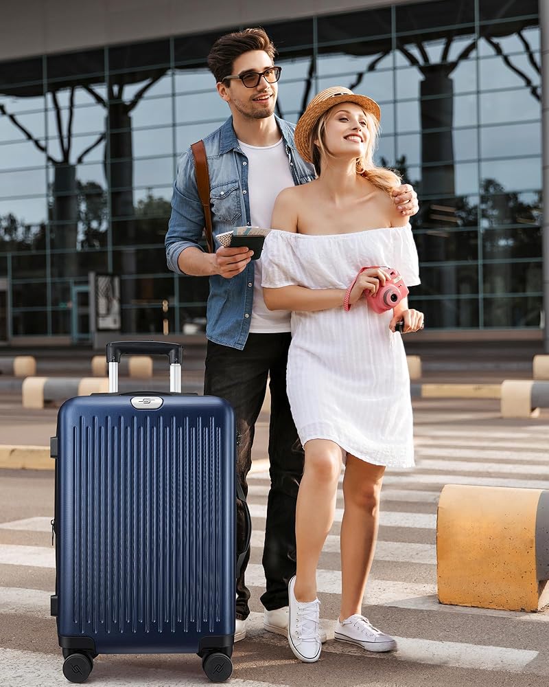 Amazon.com | 3 Piece Luggage Sets Expandable, Hardshell Travel