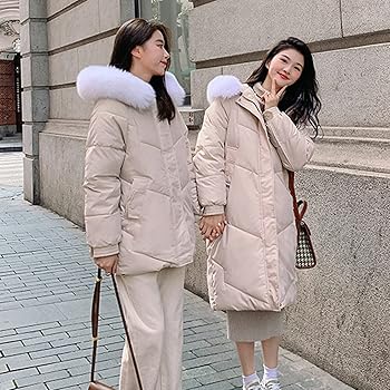 Amazon | [G7LZ] ダウンコート レディース ベージュ ロング アウター