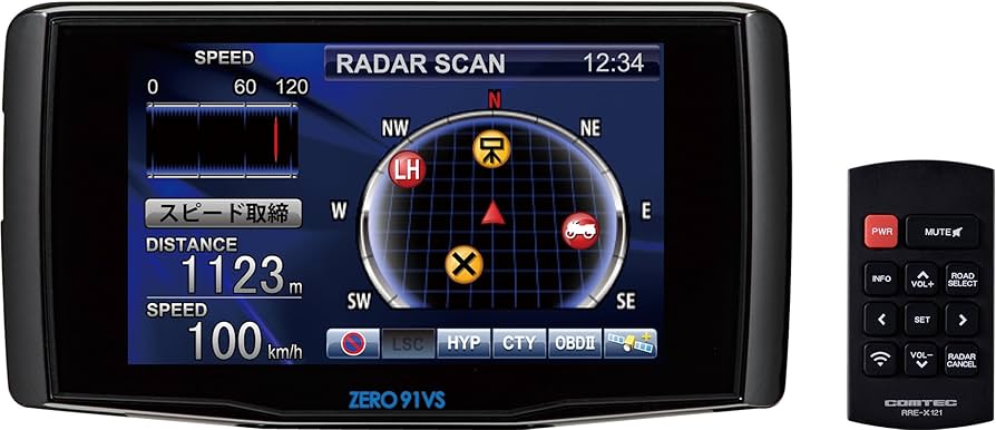 Amazon | コムテック(COMTEC)超高感度GPSレーダー探知機 ZERO 91VS