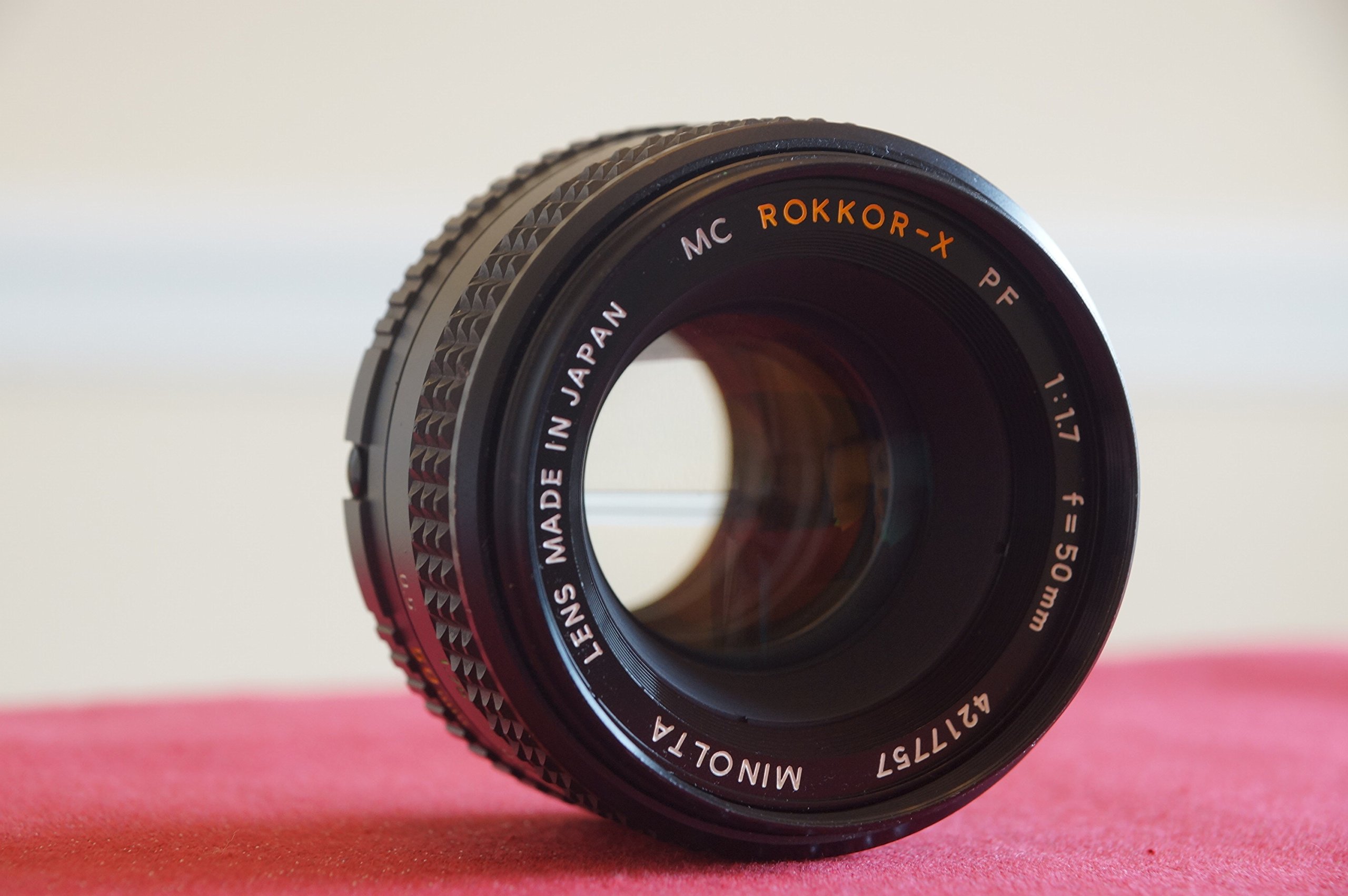 Amazon.co.jp: MINOLTA ミノルタ MC ROKKOR-PF 50mm F1.7 : 家電＆カメラ
