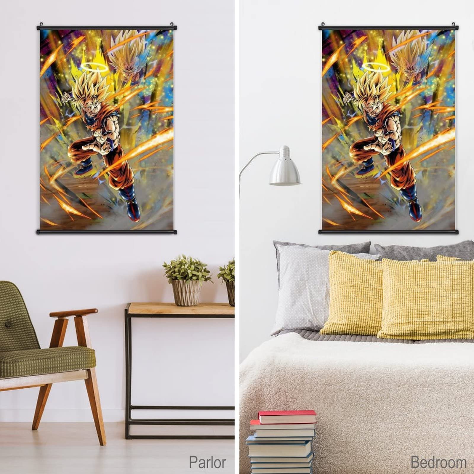 Amazon.co.jp: どらごんぼーる 掛ける絵 ポスター 掛け軸壁飾り