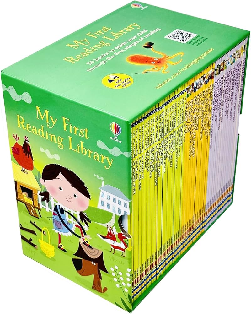 Usborne My Very First Reading Library 50 Books Set Collection Pack