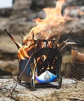 Amazon | OneTigris TORCH BEARER ミニ焚火台 チタン焚き火台