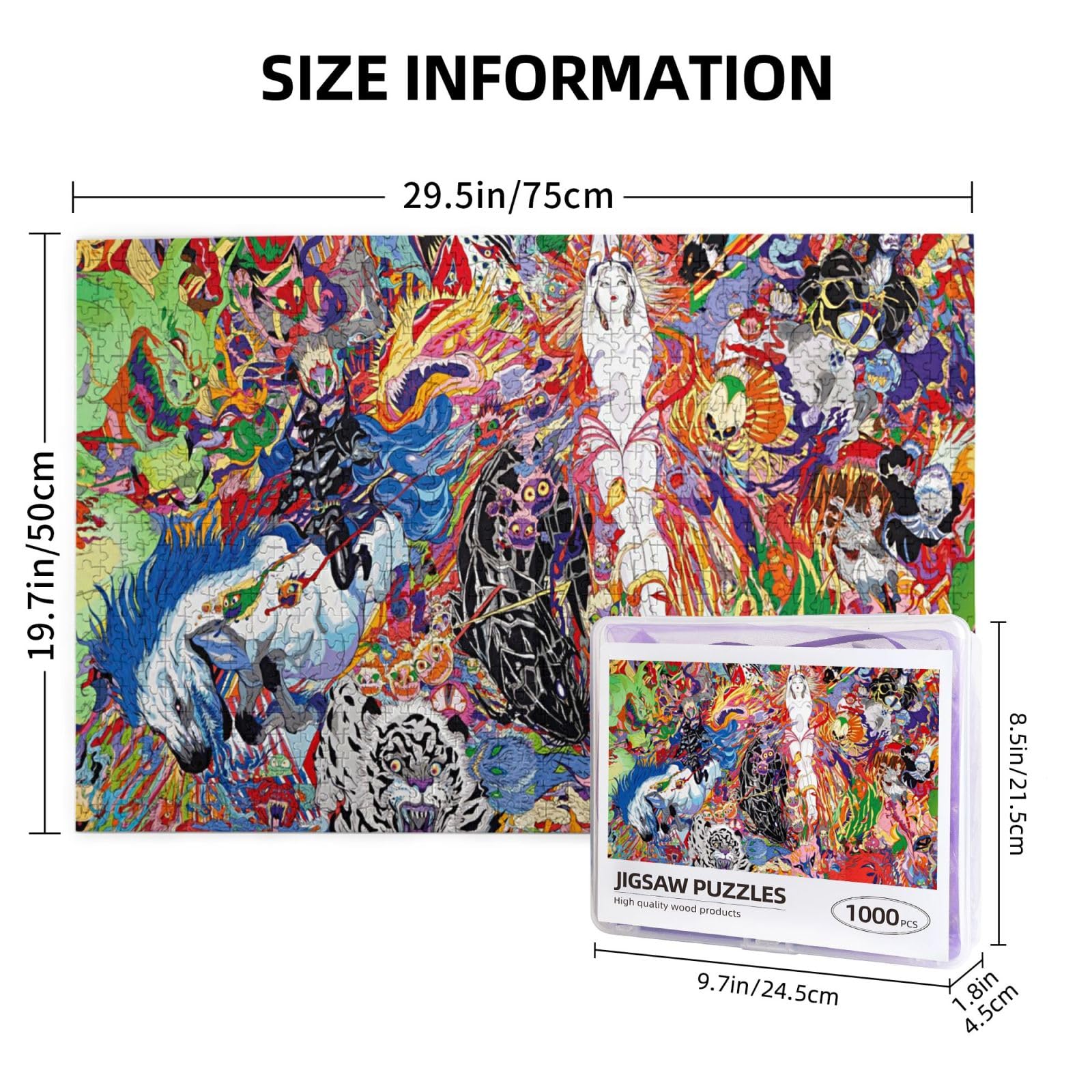 Amazon | 天野喜孝図 ジグソーパズル 1000ピース パズル 知育 脳トレ