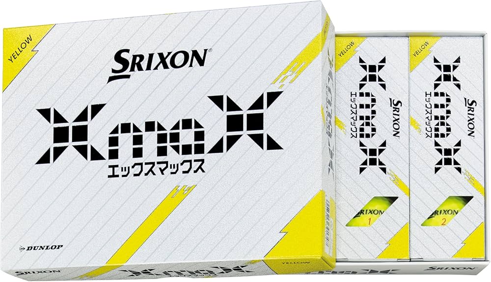 Amazon.co.jp: ダンロップゴルフボール SRIXON X MAX 2024年モデル 1