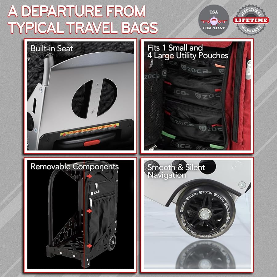 Amazon | 【ZUCAプロ】 ZUCA ProTravel Silver/Black | ZUCA(ズーカ