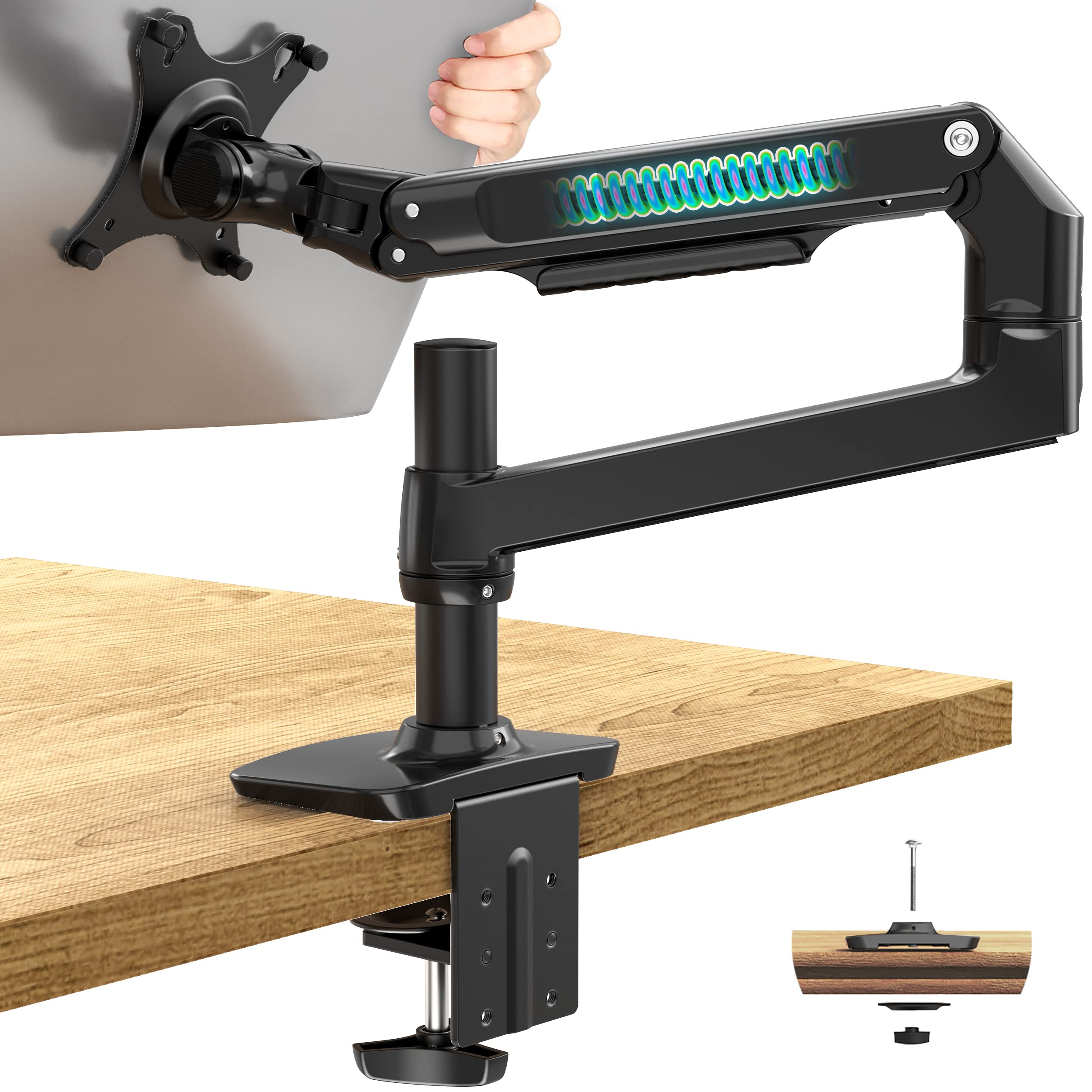 Amazon.co.jp: Ergounion モニターアーム 液晶ディスプレイアーム PC