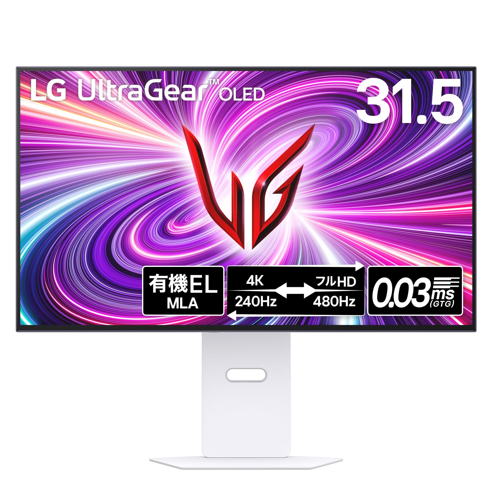 Amazon.co.jp: LG Gaming Monitor UltraGear OLED 32GS95UV-W 31.5