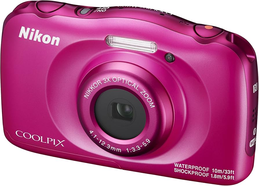 Amazon.com : Nikon digital camera COOLPIX W100 (Pink)(Japan Import