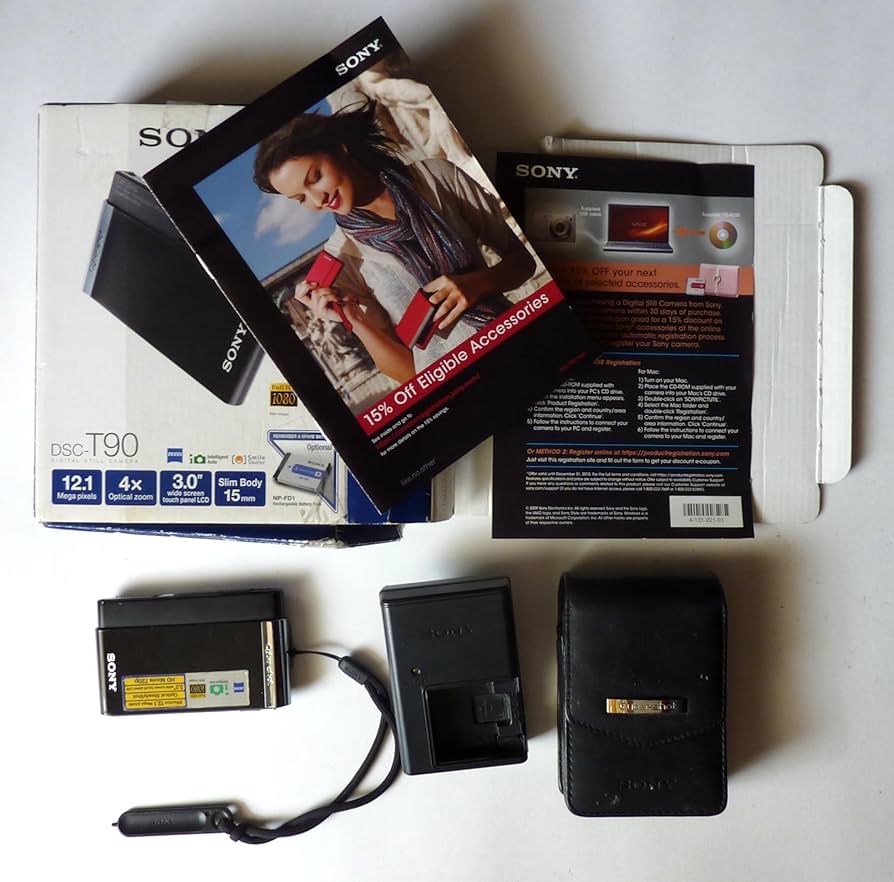 Amazon.com : Sony Cyber-shot DSC-T90 12.1MP Digital Camera with 4x