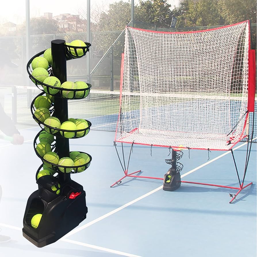 Amazon.co.jp: 投球機 長さ30cm×幅13cm×高さ44cm 30個のボール