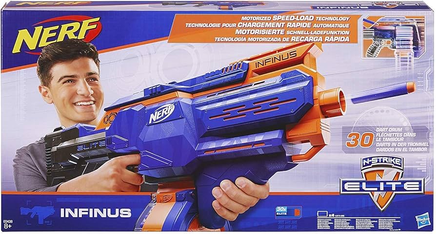 Amazon.com: Nerf Infinus N-Strike Elite Toy Motorized Blaster with