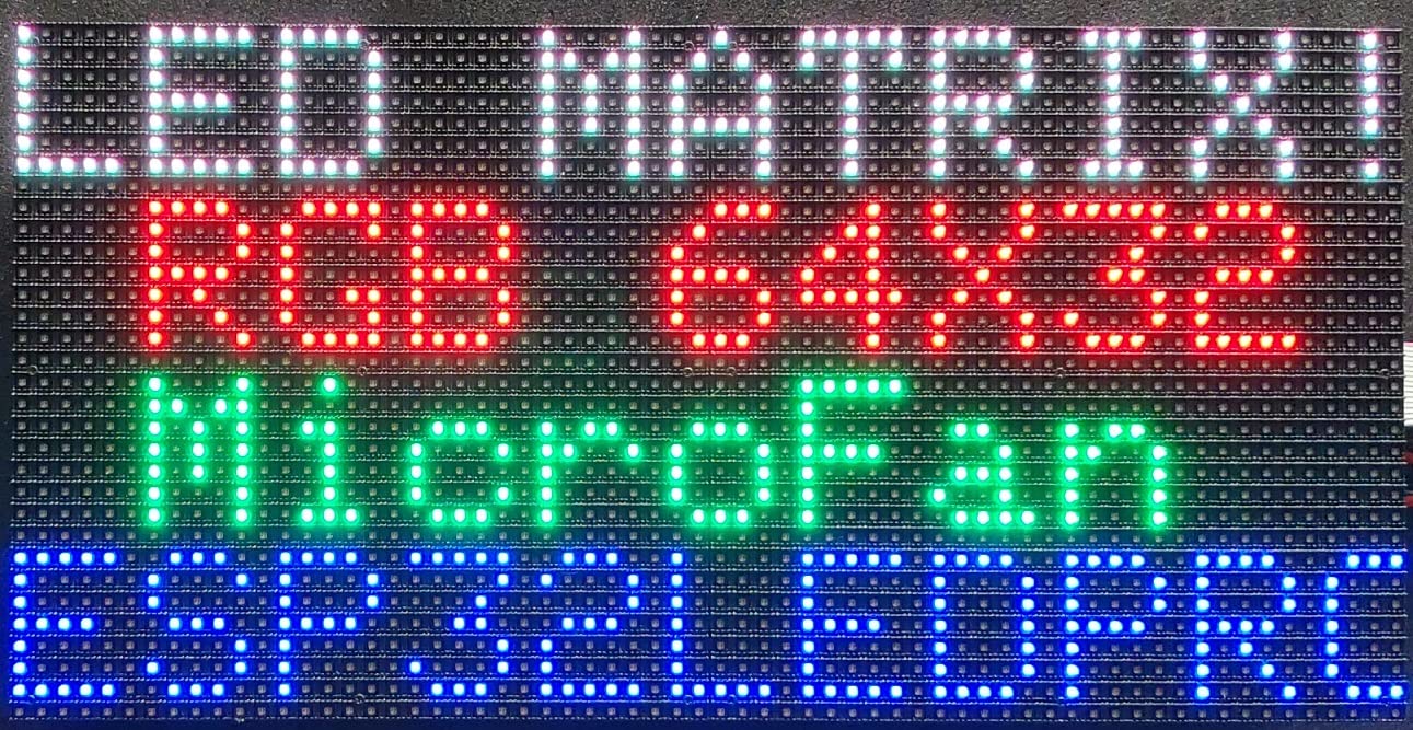 Amazon.co.jp: P4 RGB LEDマトリックスパネル 64X32ピクセル