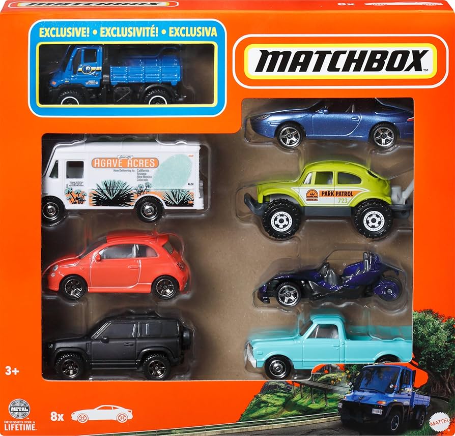 Amazon.com: Matchbox 1:64 Scale Die-Cast Toy Cars or Trucks, Set