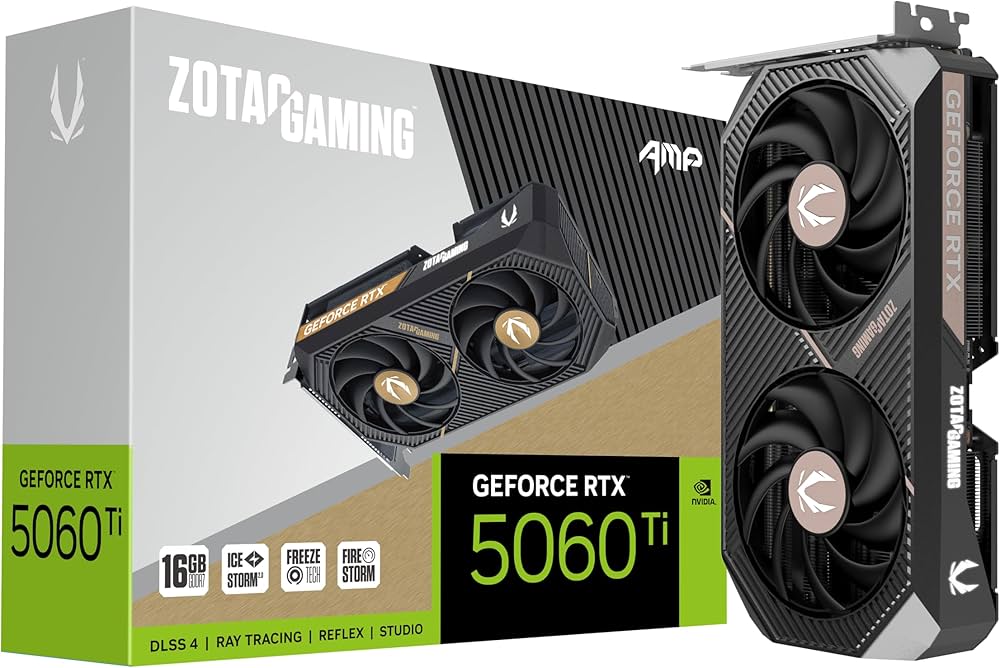 Amazon | ZOTAC ゲーミング GeForce RTX 5060 Ti 16GB AMP DLSS 4 16GB