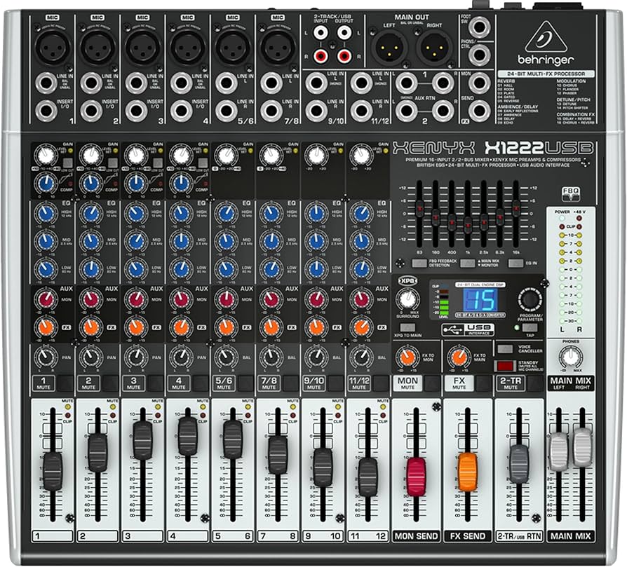 Amazon.co.jp: Behringer アナログミキサー 12チャンネル2バス 1