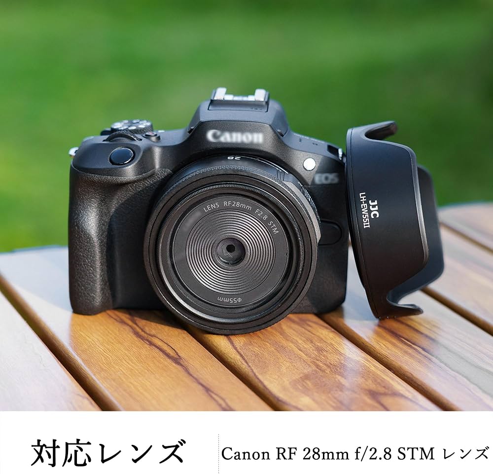 Amazon | JJC EW-55 可逆式 レンズフード + アダプタ キット 花形