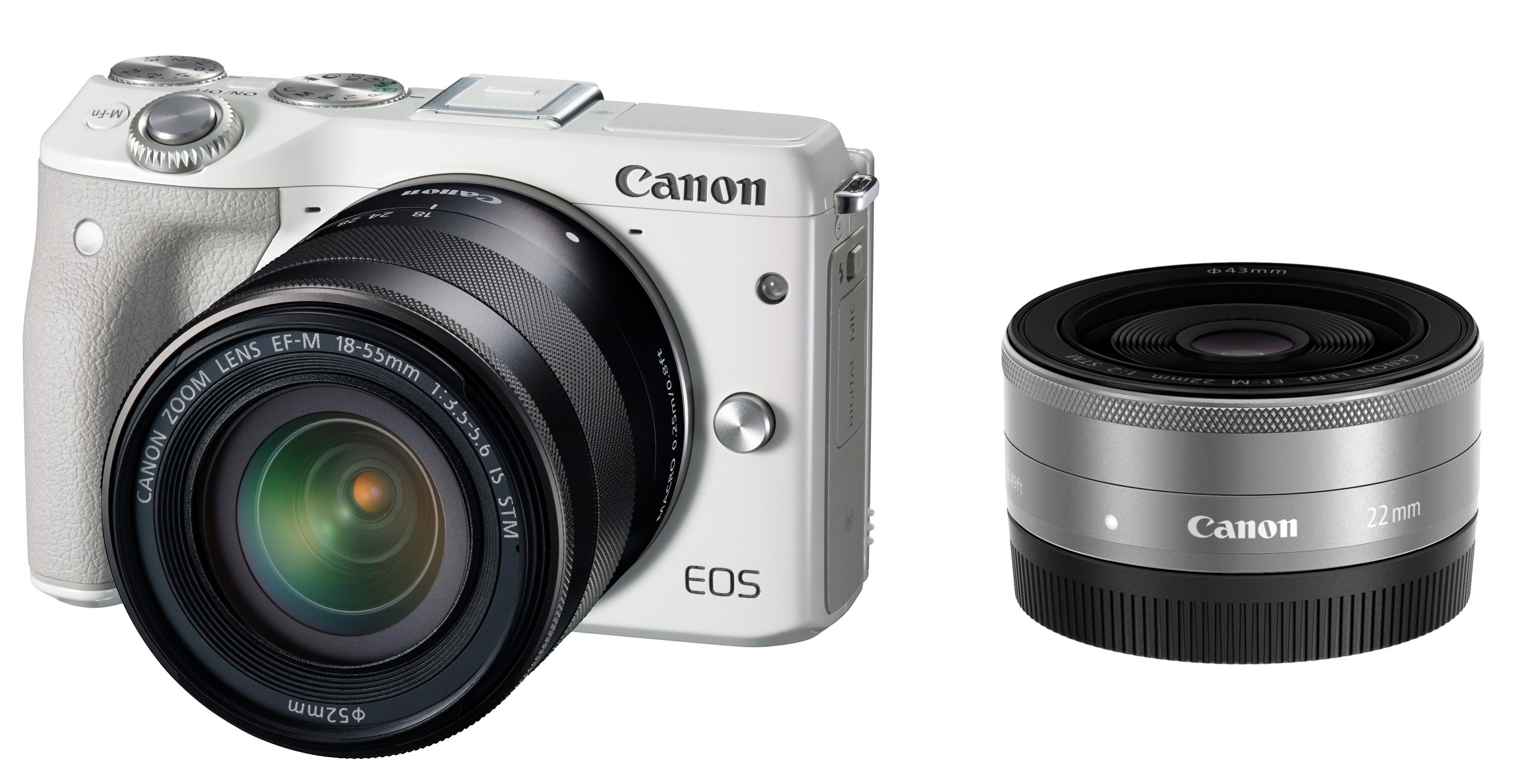 Amazon | Canon ミラーレス一眼カメラ EOS M3 ダブルレンズキット